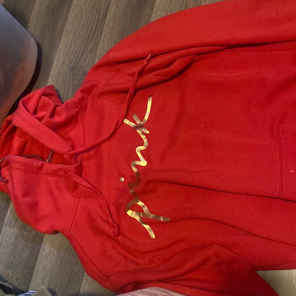 Red ‘pink’ hoodie